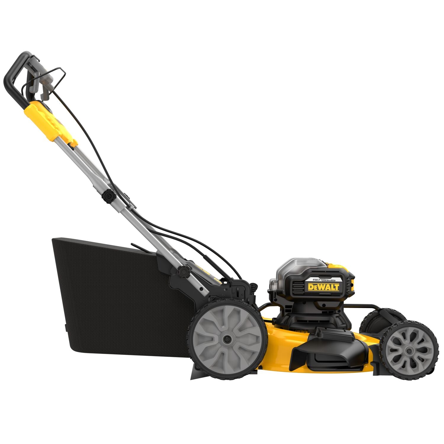 DEWALT DCMWSP255Y2-CA, 20V MAX 21.5" Rear Wheel Drive Self-Propelled Mower Kit (12.0 Ah X 2)