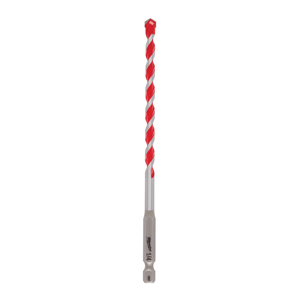Milwaukee 48-20-9010, 1/4'' x 2'' x 4'' SHOCKWAVE Carbide Hammer Drill Bit