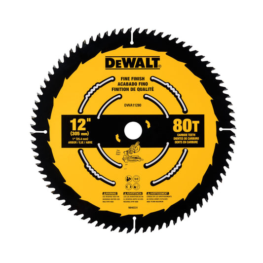 DEWALT DWA11280, Dewalt 12 In 80t Saw Blade