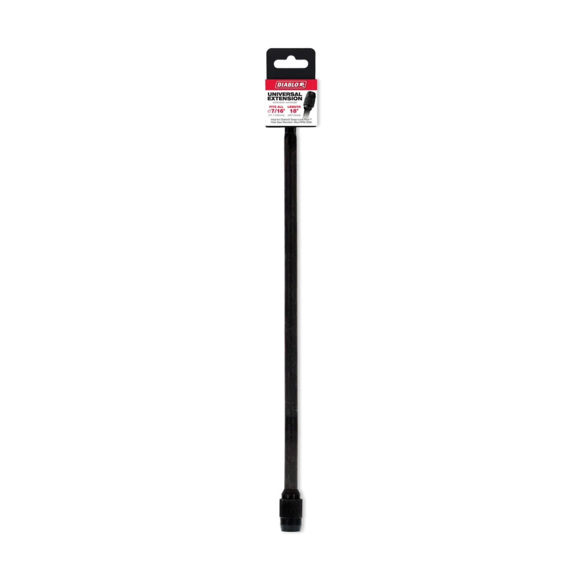 Diablo DHS500XT18, 7/16" x 18" Snap Lock Extension