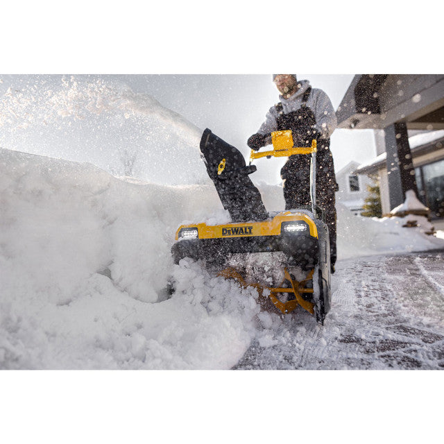 DEWALT DCSNP2142Y2-CA, 21" 60V Brushless Single-Stage Snow Thrower