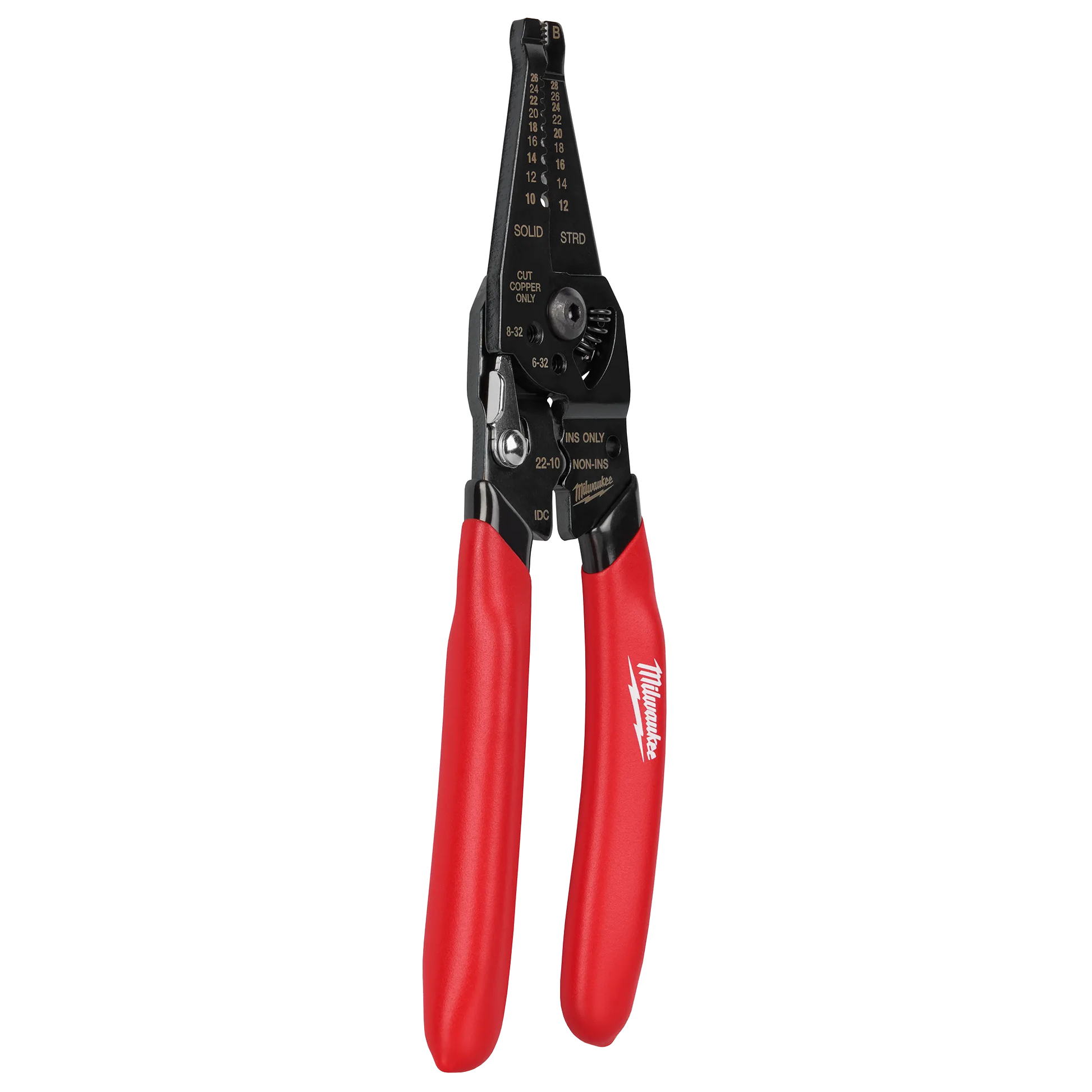 Milwaukee 48-22-3052, 10-28 AWG Multi-Purpose Dipped Grip Wire Stripper & Cutter w/ Reinforced Head