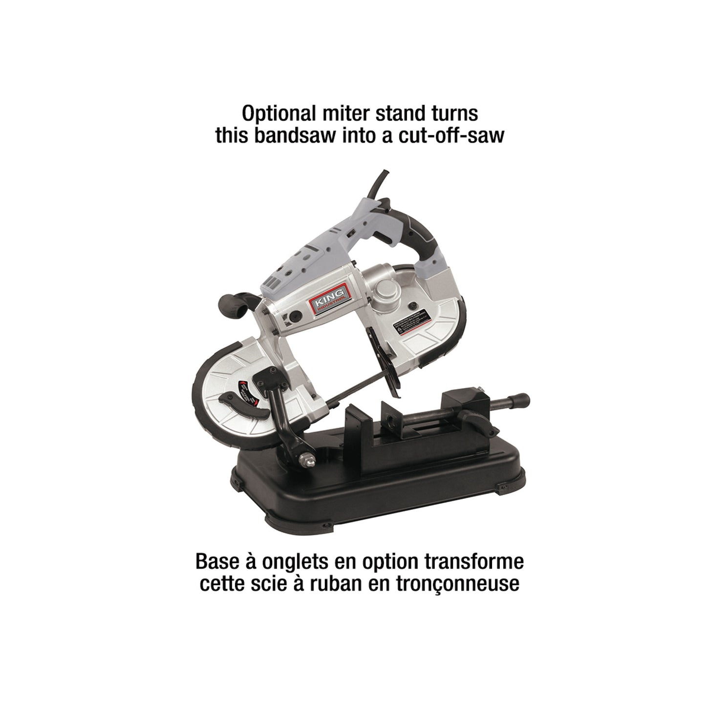 KING Canada KC-8377, Portable variable speed metal cutting Band Saw