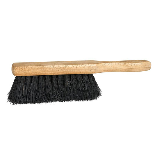 M2 BBC-206M, Wood Block Cleaning Brush, 12-3/4" L, Horse Hair Bristles, Black