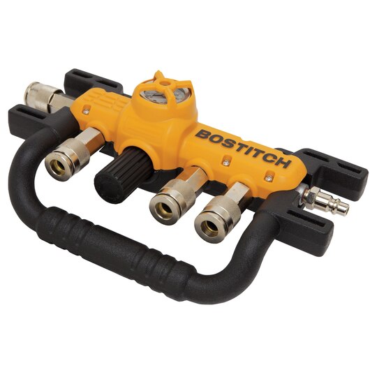 DEWALT D55040, Quadraport Air Line Splitter with Regulator