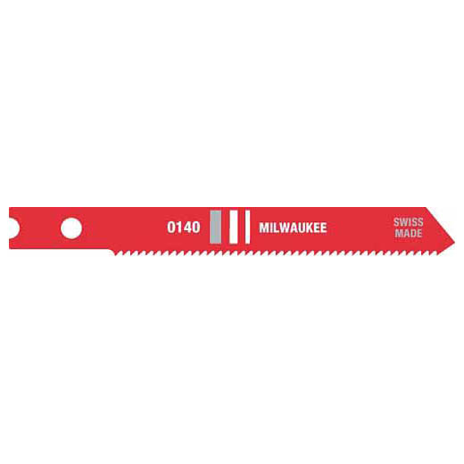 Milwaukee 48-42-0140, 2-3/4" 24 TPI High Speed Steel Jig Saw Blade (5/pkg)