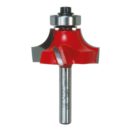 Freud 34-114, Carbide Router Bit - 1-1/4" x 2-3/16" Rounding Over Bit (3/8" Radius)