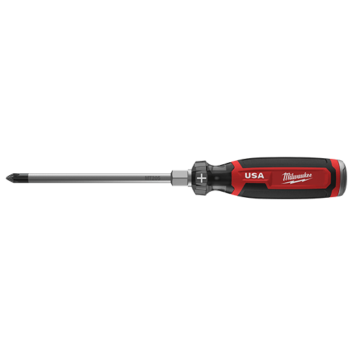 Milwaukee MT205, #2 Phillips 6" Cushion Grip Demolition Screwdriver (USA)