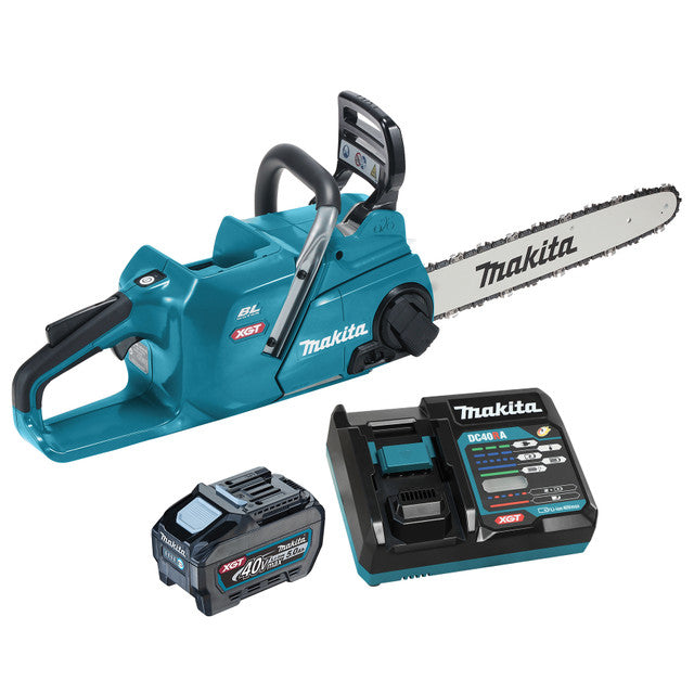 Makita UC016GT101, 40V max XGT Brushless Cordless 16" Rear Handle Chainsaw Kit w/WetGuard (5.0 Ah)