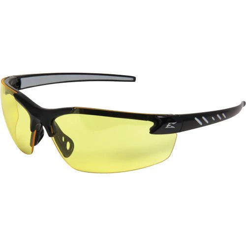 Edge Eyewear DZ412VS-G2, Zorge G2, Black Frame/Yellow Lens (Vapor Shield)