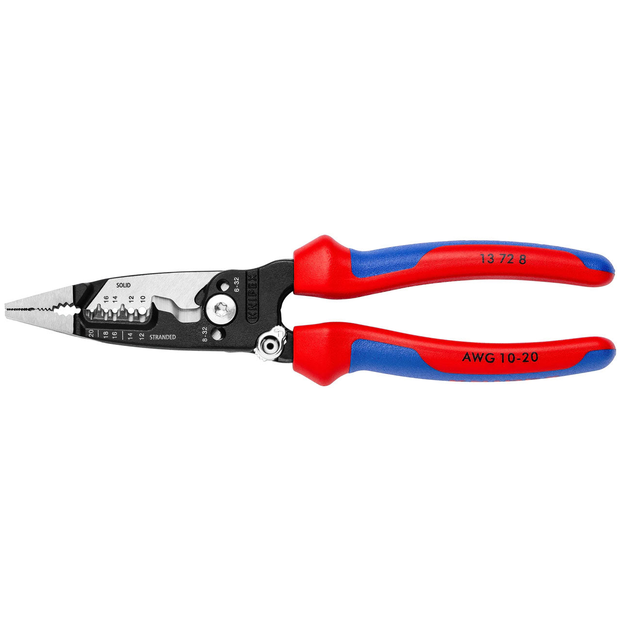 Knipex 13 72 8 SBA, Forged Wire Strippers Multi-Component