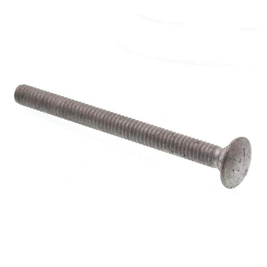 Carriage Bolt Pan Head Hot-Dip Galvanized Steel 1/2" X 8" ($/BOX/80PC)