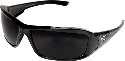 Edge Eyewear XB416-S, Brazeau Skull, Black & Grey Skull Frame/Smoke Lens (Non-Polarized)