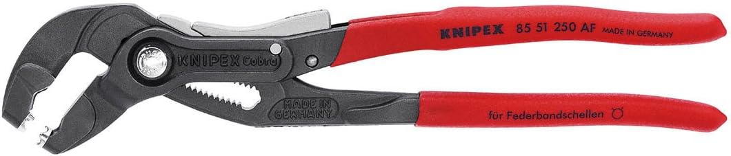 Knipex 85 51 250 AF, Spring Hose Clamp Pliers w/ Lock