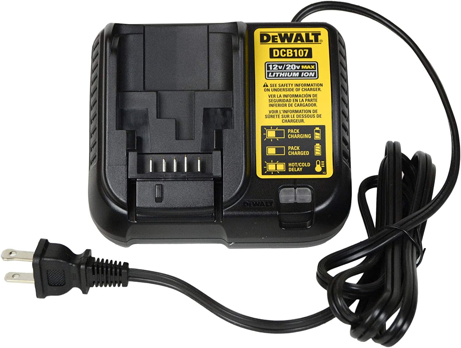 DEWALT DCB107, 12V/20V MAX Li-Ion Charger