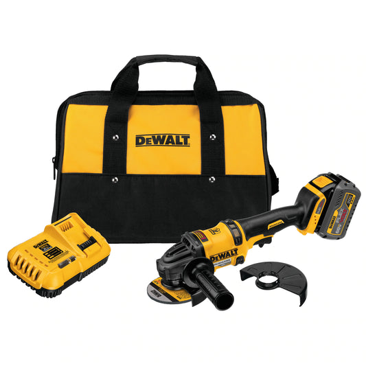 DEWALT DCG414T1, 60V MAX FLEXVOLT 4-1/2'' - 6'' Grinder w/Kickback Brake Kit (1 Battery)