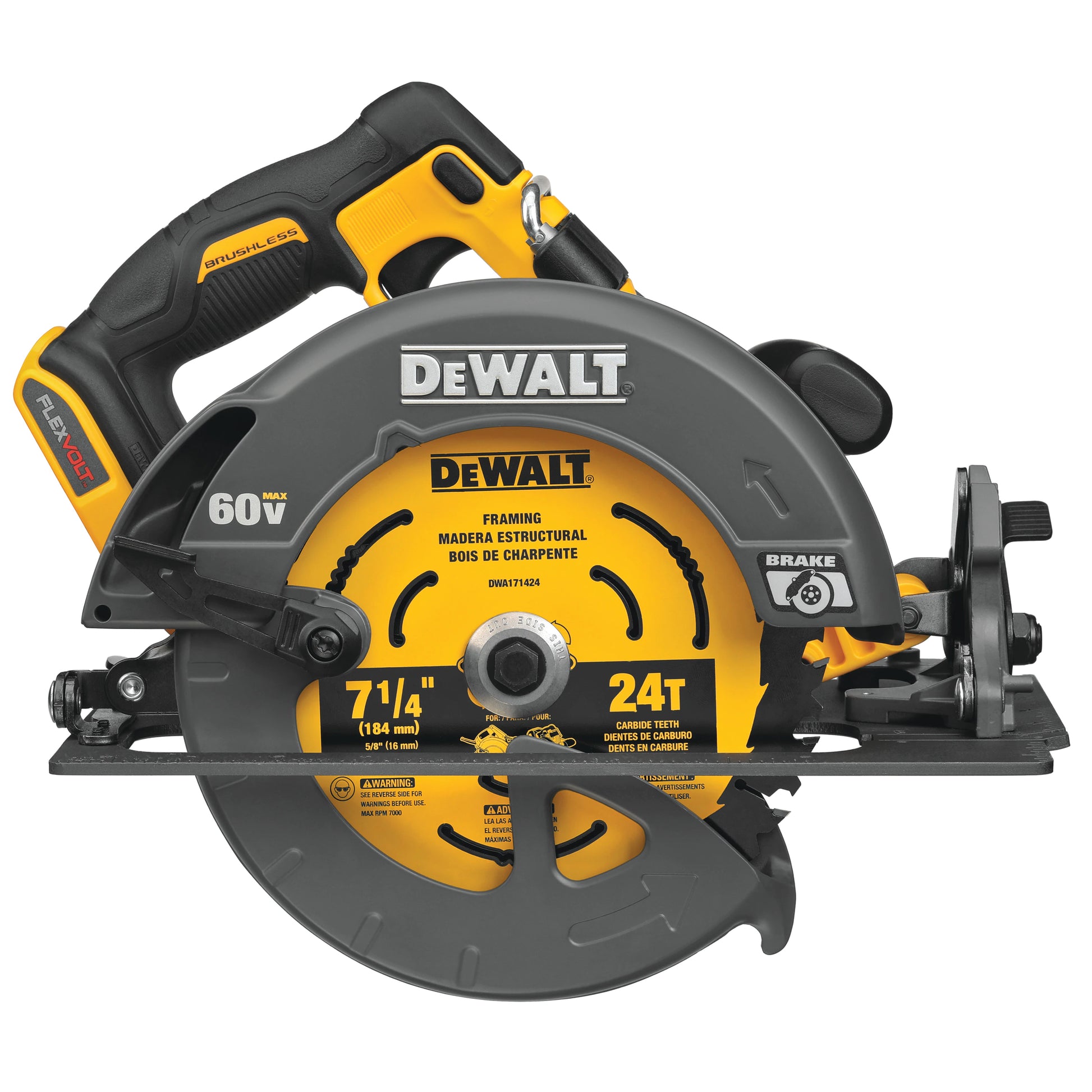 DEWALT DCS578B, 60V MAX FLEXVOLT 7-1/4'' Circular Saw (Tool Only)