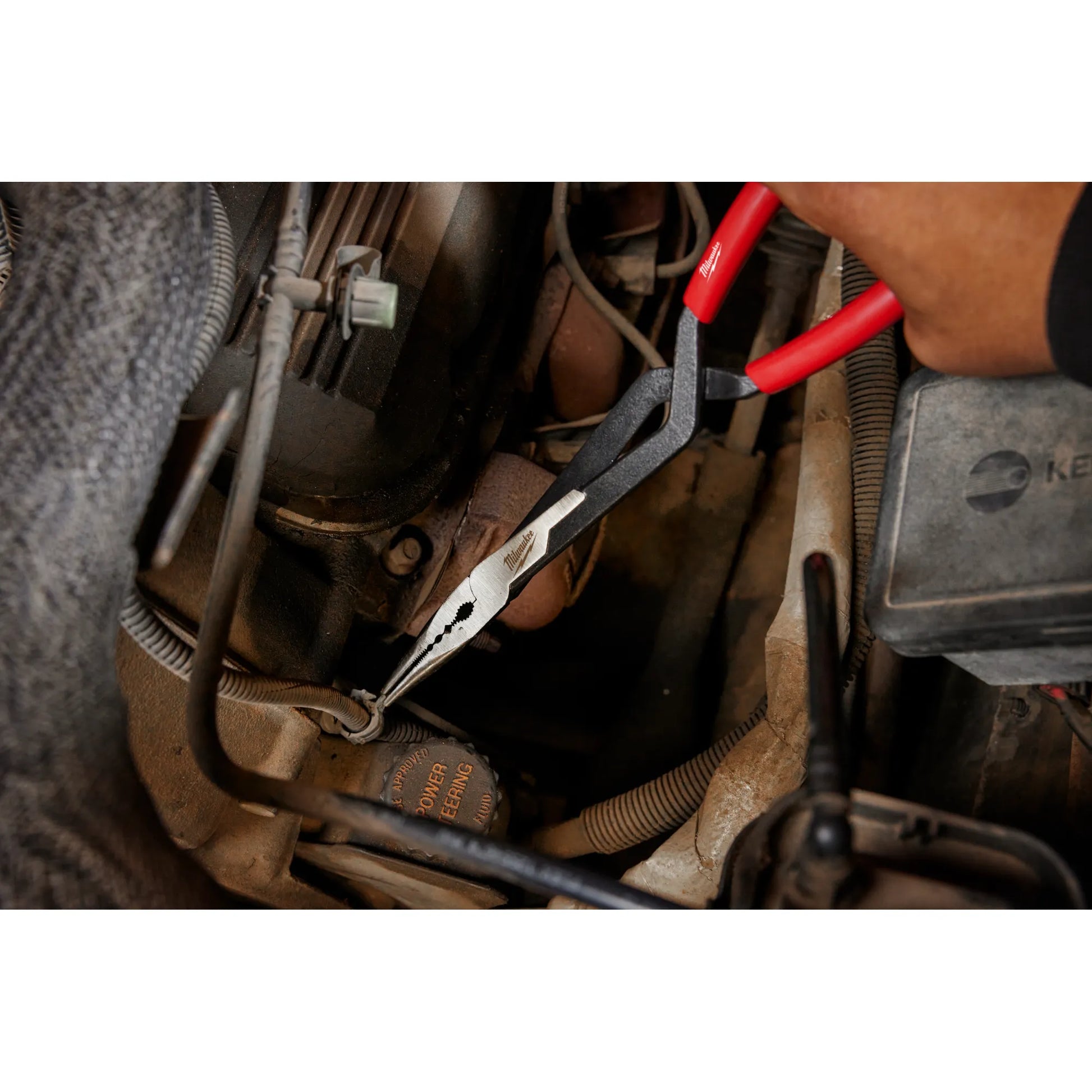 Milwaukee 48-22-6541, 13" Long Reach Pliers - 45° Nose
