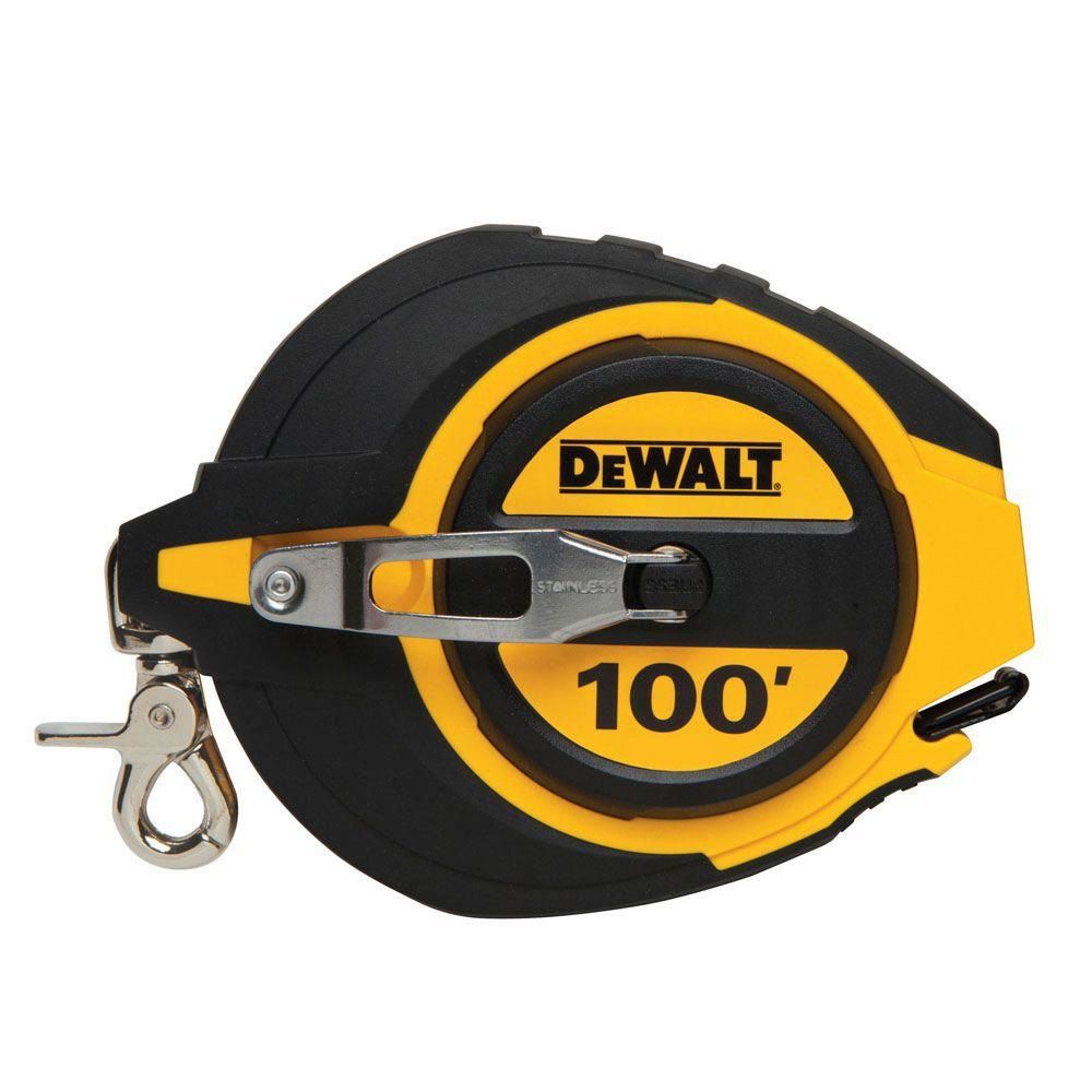 DEWALT DWHT34144, 100 ft. Closed Case Long Tape Measure