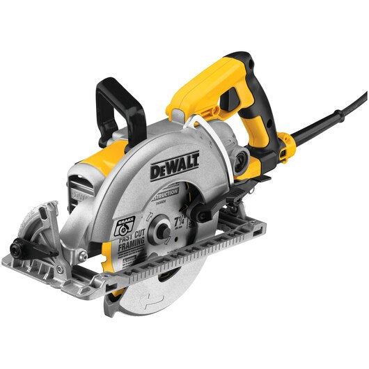 DEWALT DWS535B, 7-1/4'' (184mm) Worm Drive Circular saw w/Electric Brake