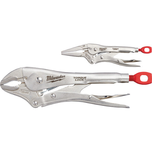 Milwaukee 48-22-3602, 2 pc Locking Pliers Set