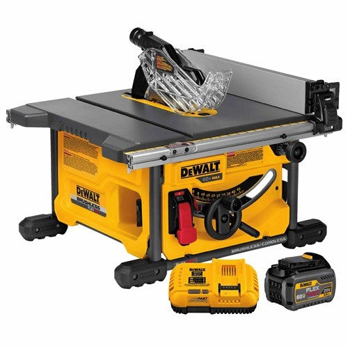 DEWALT DCS7485T1, 60V MAX FLEXVOLT 8-1/4'' Table Saw Kit (1 Battery)