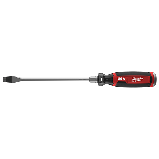 Milwaukee MT210, 3/8" Slotted 8" Cushion Grip Demolition Screwdriver (USA)