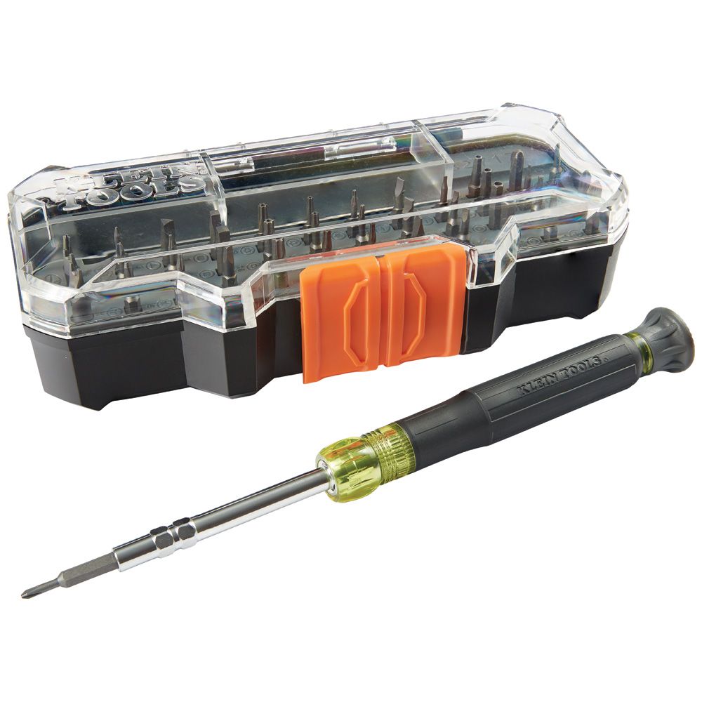 Klein Tools 32717, All-in-1 Precision Screwdriver Set with Case