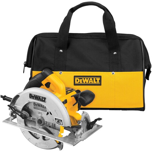 DEWALT DWE575SB, 7-1/4'' Lightweight Circular Saw w/Electric Brake