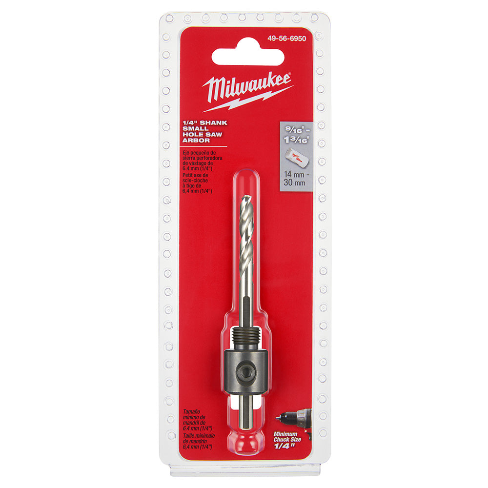 Milwaukee 49-56-6950, Small Thread Arbor, 1/4" Shank