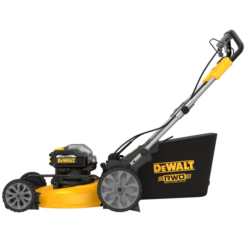 DEWALT DCMWSP255Y2-CA, 20V MAX 21.5" Rear Wheel Drive Self-Propelled Mower Kit (12.0 Ah X 2)