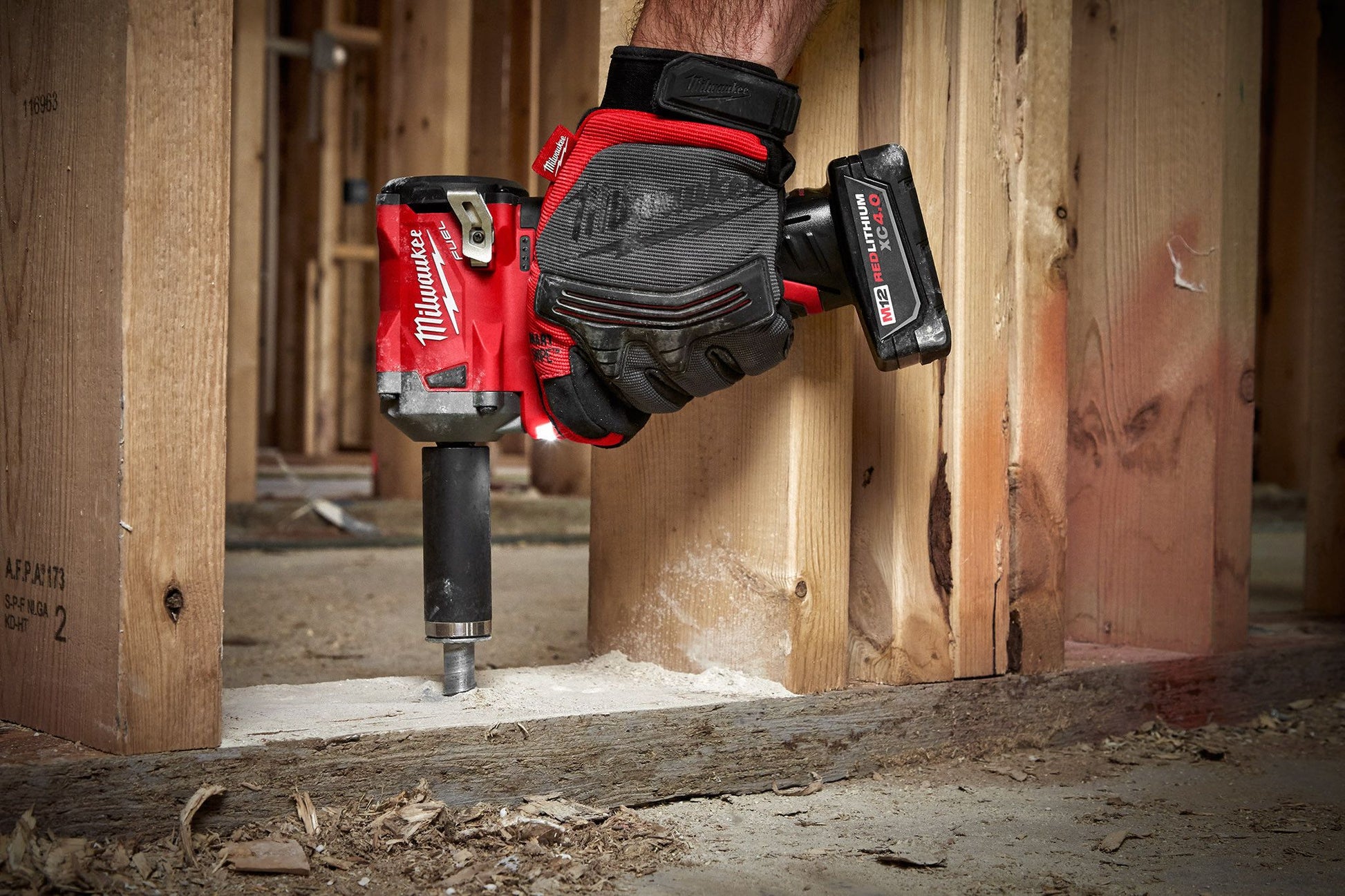 Milwaukee 2554-20, M12 FUEL 3/8" Stubby Impact Wrench (Tool Only) (DISCOUNTINUED)