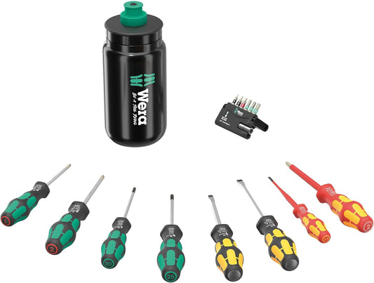 Wera 05100028001, 9540 Kraftform XL Bottle Set, 17 pieces