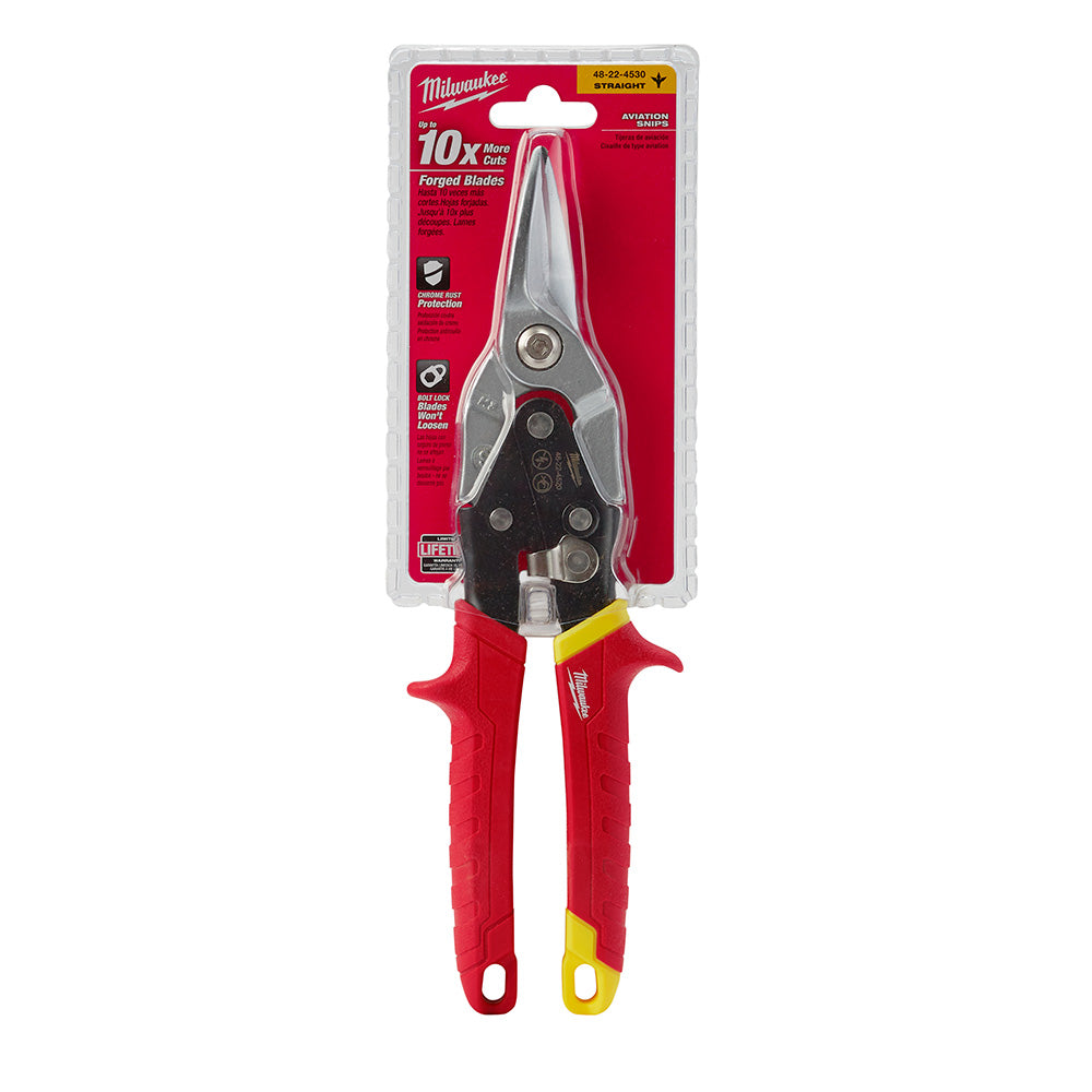 Milwaukee 48-22-4530, Straight Cutting Aviation Snips