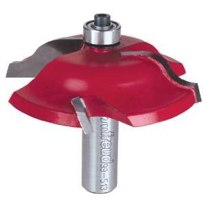 Freud 99-513, Carbide Router Bit - 2-3/4" x 2-1/2" 2+2 Raised Panel Bit (15/64" Minor Height)