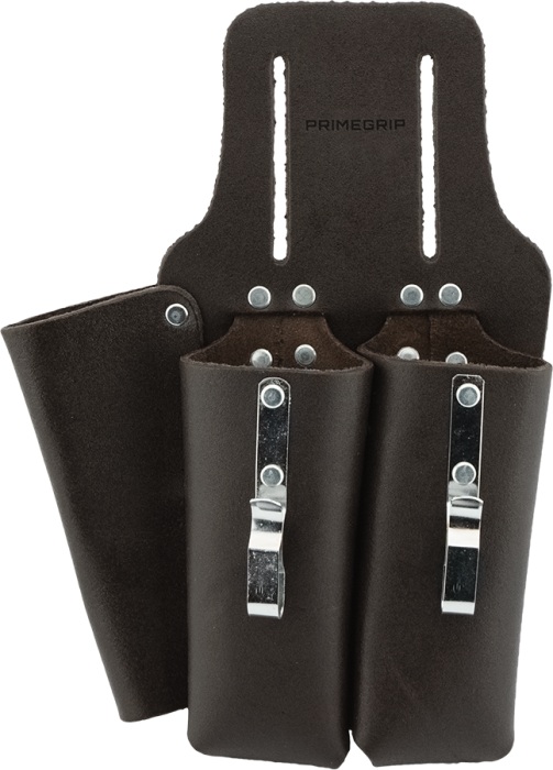 Primeline 43-320, 3-Pocket Oil-Tanned Leather Tool Holder