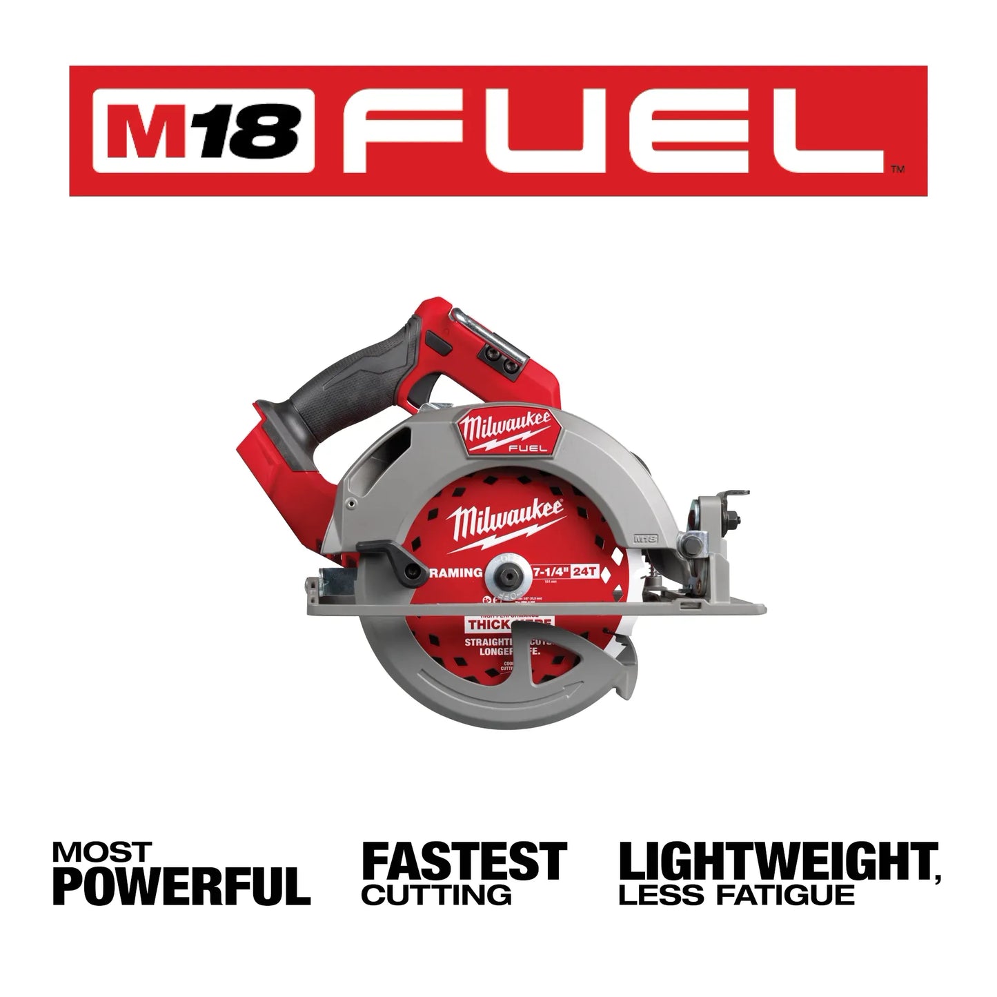 Milwaukee 2834-20, M18 FUEL™ 7-1/4” Circular Saw (Tool Only)