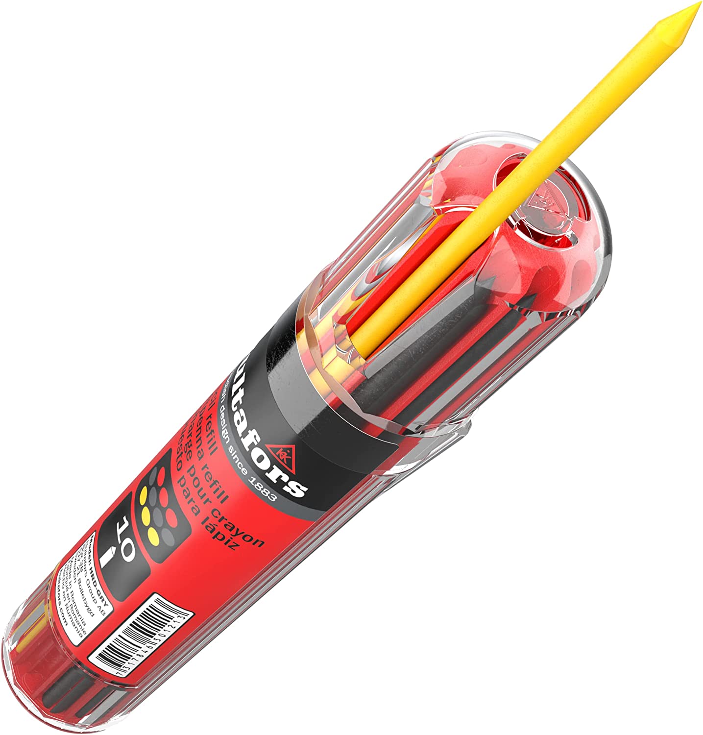 Hultafors 650120, Dry Marker Refills HRD GRY - Graphite/Red/Yellow