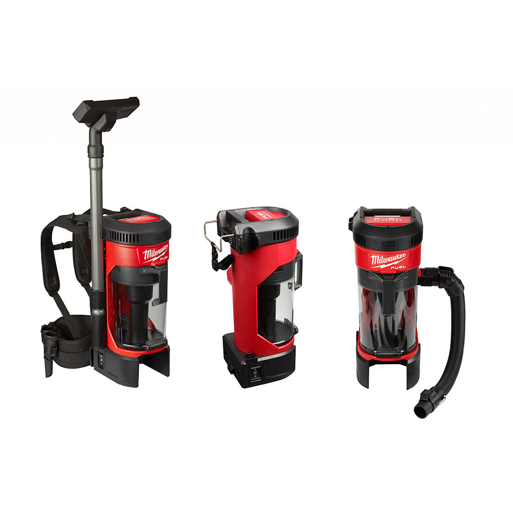 Milwaukee 0885-20, 3-in-1 Backpack Vacuum (Tool Only)