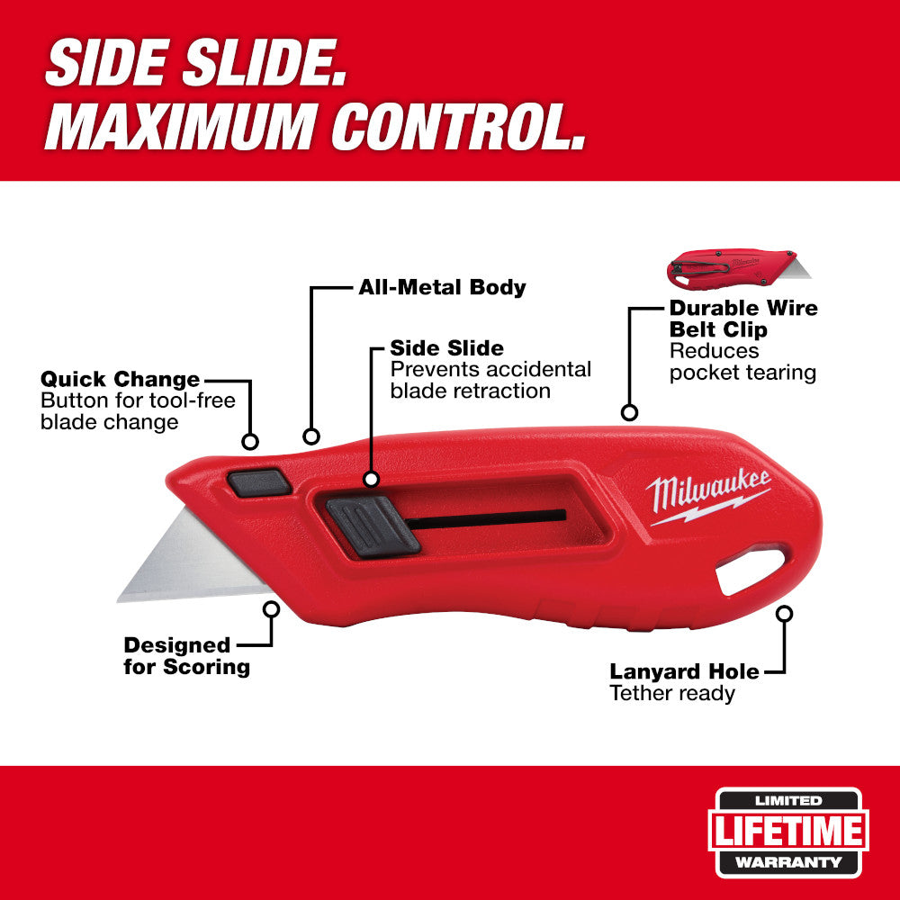 Milwaukee 48-22-1511, Compact Side Slide Utility Knife (Discontinued)