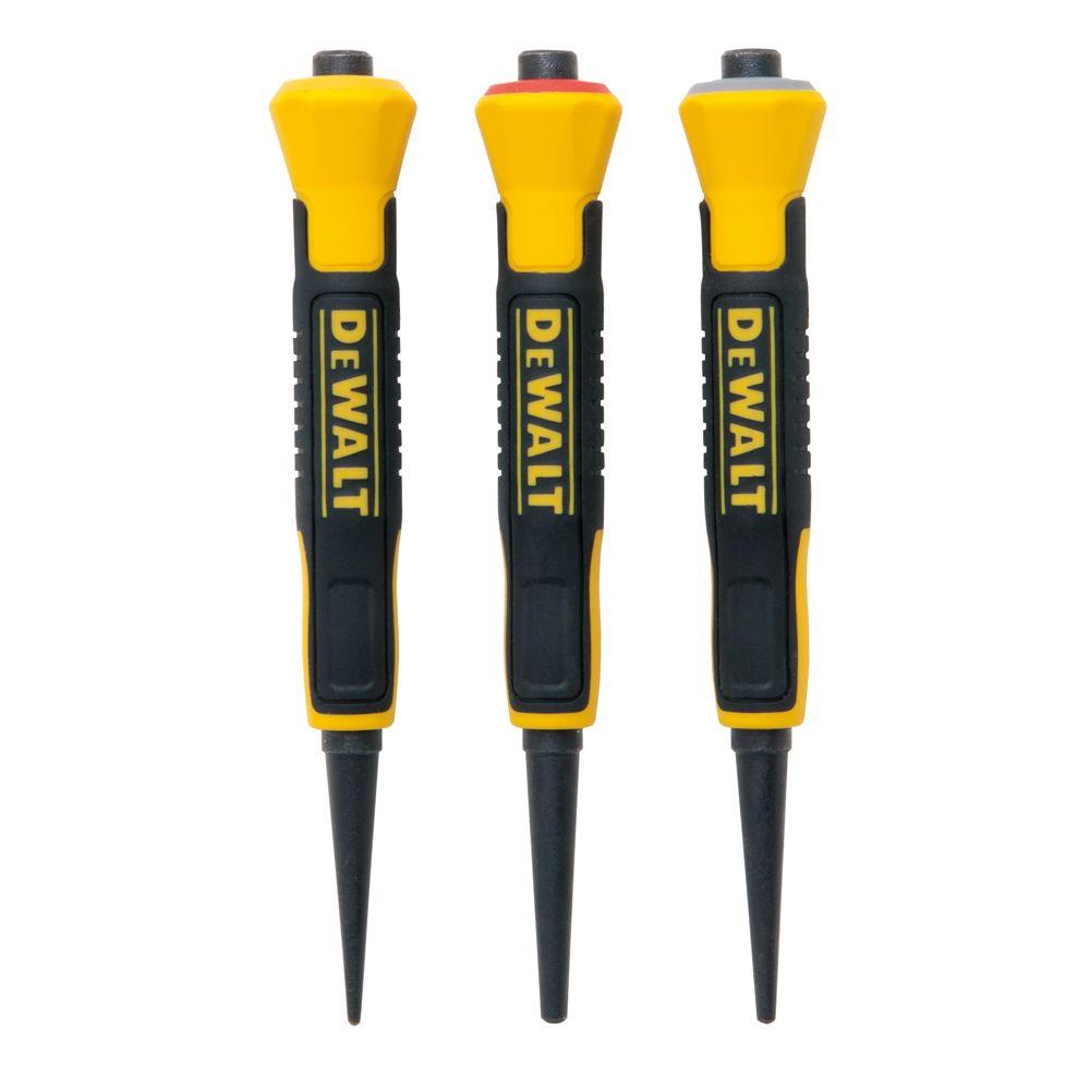 DEWALT DWHT58018, 1/32'', 2/32'', 3/32'' BI-MATERIAL NAIL SETS