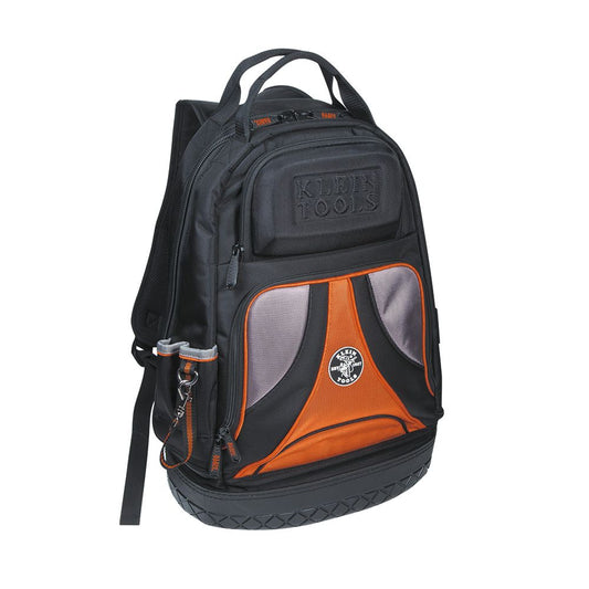 Klein Tools 55421BP-14, Tradesman Pro™ Tool Bag Backpack, 39 Pockets, Black, 14-Inch