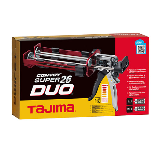 Tajima CNV-DSP26, Convoy Super 26 DUO, dual cartridge caulk gun