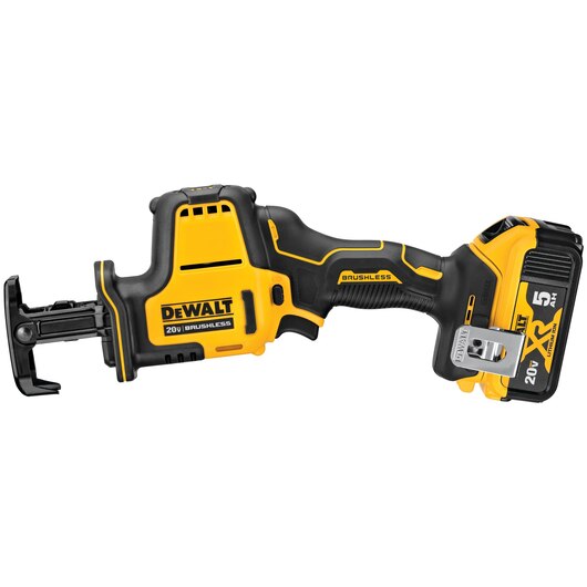 DEWALT DCS369P1, Atomic 20V MAX Cordless Brushless One-Handed Reciprocating Saw Kit