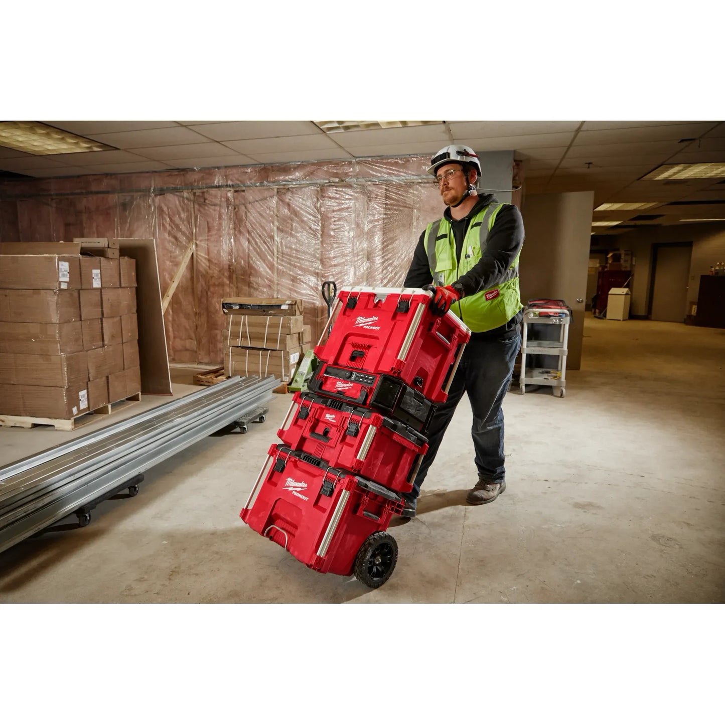 Milwaukee 48-22-8427, PACKOUT™ Rolling Tool Box