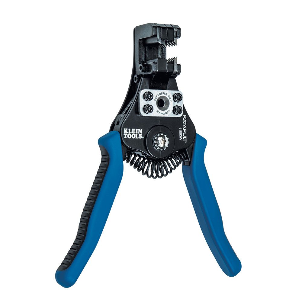 Klein Tools 11063W, Katapult® Wire Stripper and Cutter for Solid and Stranded Wire