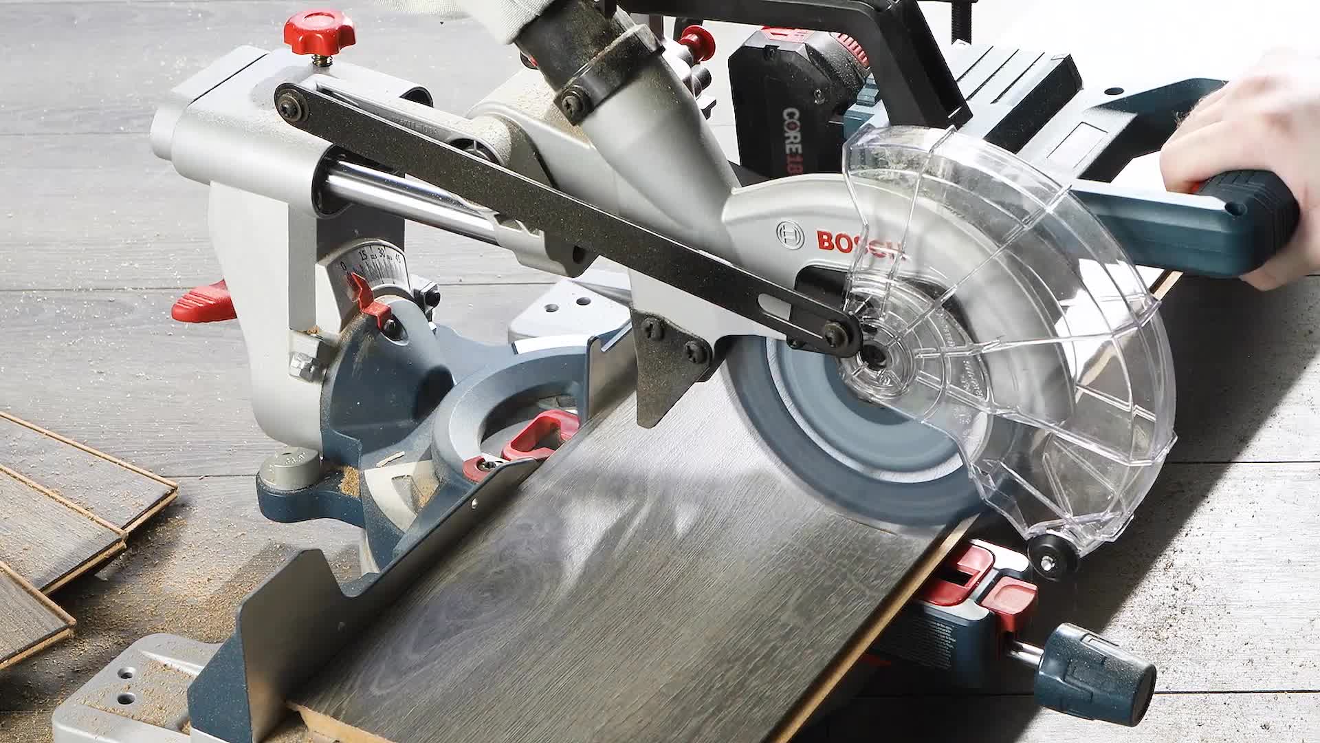 Bosch GCM18V-07SN, PROFACTOR™ 18V 7-1/4 In. Single-Bevel Slide Miter Saw (Bare Tool)