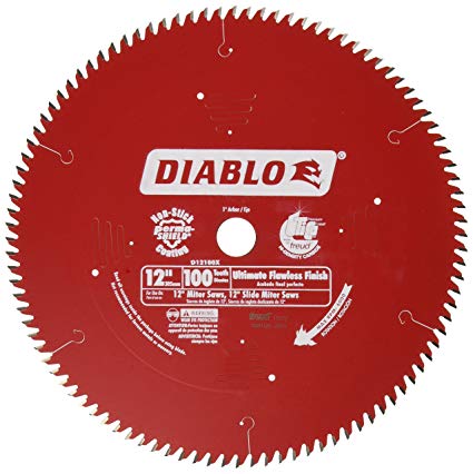 Diablo D12100X, 12"x100T Ultimate Polished Finish Blade