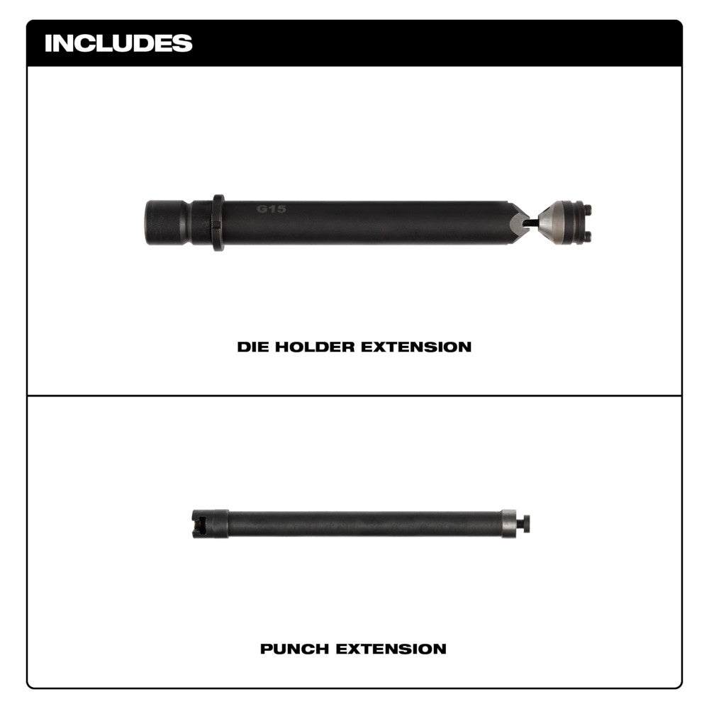 Milwaukee 49-72-0152, M12 FUEL™ 16 Ga Nibbler Die Holder Extension