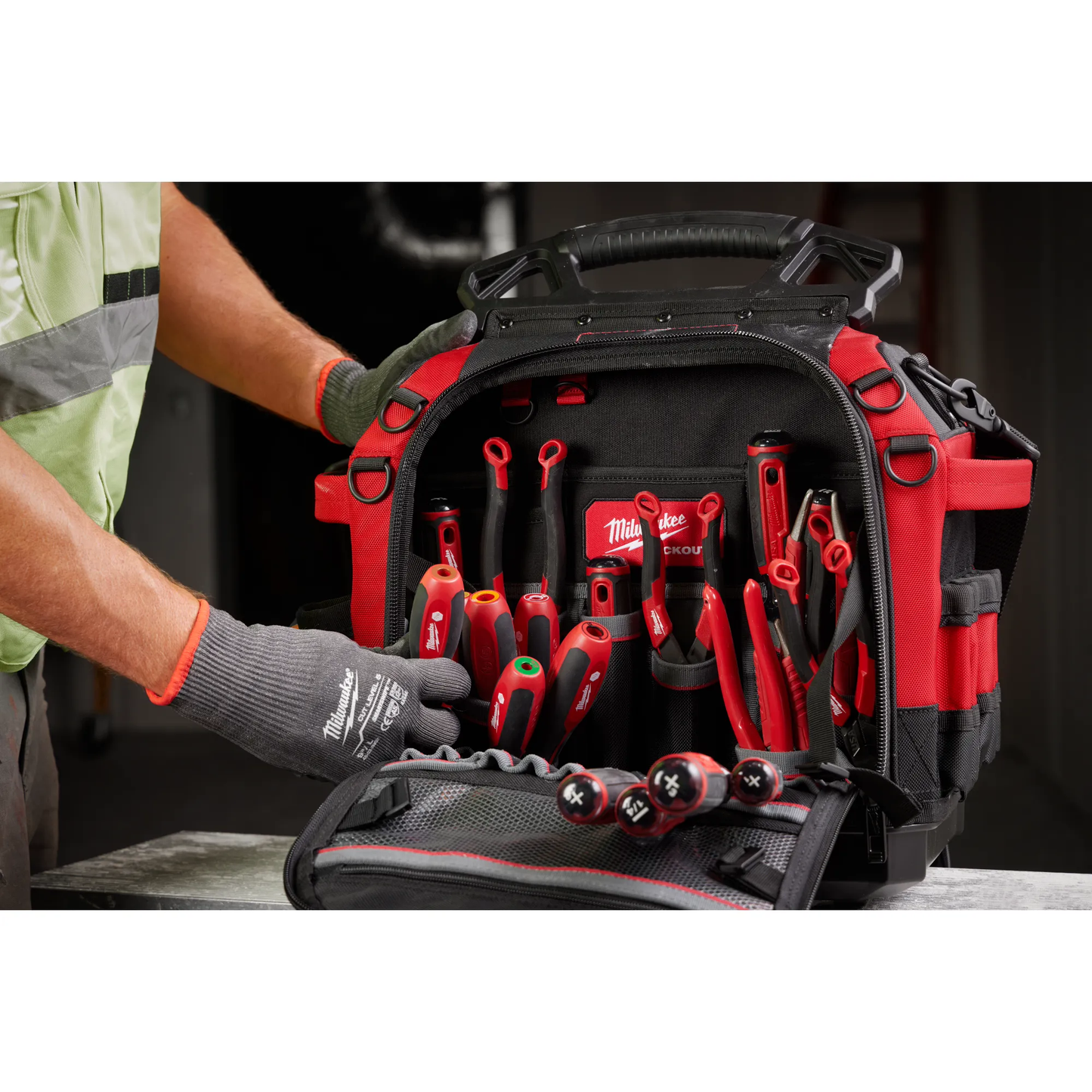 Milwaukee 48-22-2547, 7pc SAE HollowCore™ Magnetic Nut Driver Set